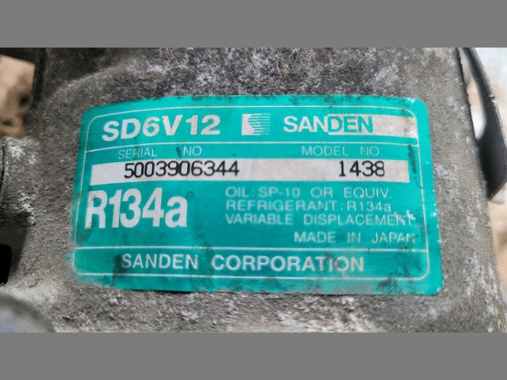 PEUGEOT 307 SW 3H Klímakompresszor (47709) SANDEN/SD6V12 3. kép
