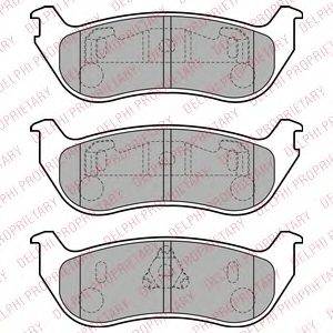 DELPHI LP1859 - fékbetét JEEP