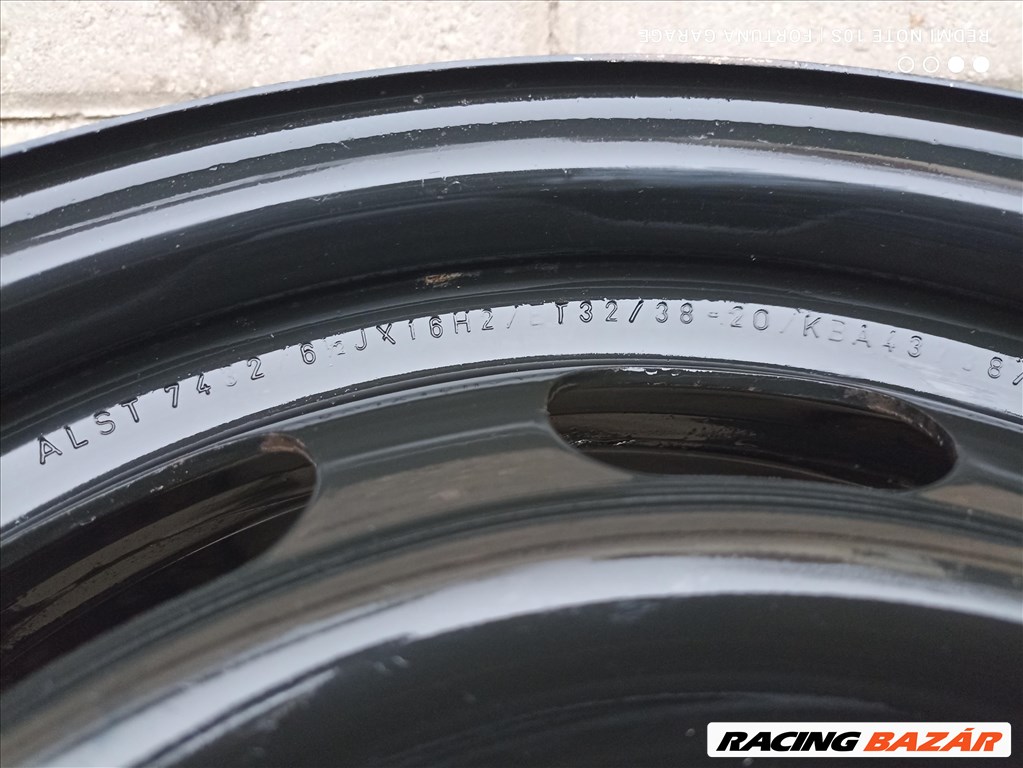  4x108 16" Peugeot használt lemezfelni (517) 7. kép