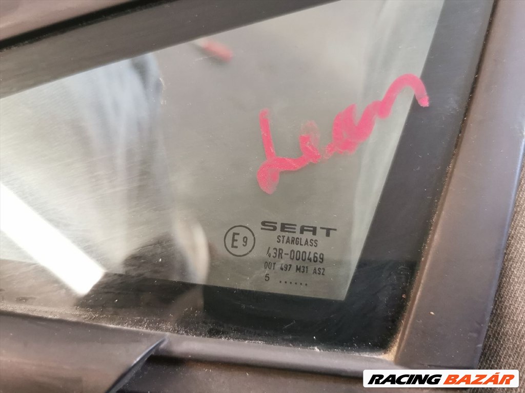 Seat León II 2.0 TDI Bal A Oszlop Oldalablak Üveg  1p0845411 2. kép