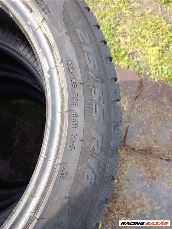  215/55R18" Pirelli Sottozero3 téli gumi garnitúra eladó.  4. kép