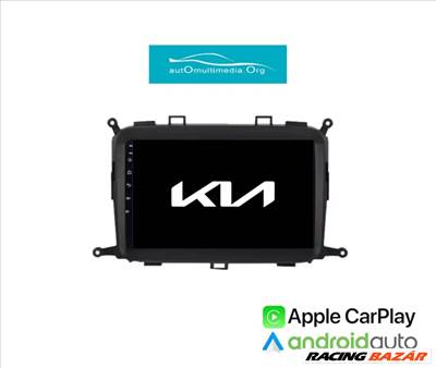 Kia Carens CarPlay Multimédia Android Autó GPS Rádió Tolatókamerával