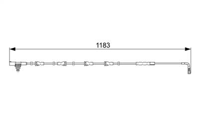 BOSCH 1 987 473 031 - fékbetét kopásjelző LAND ROVER