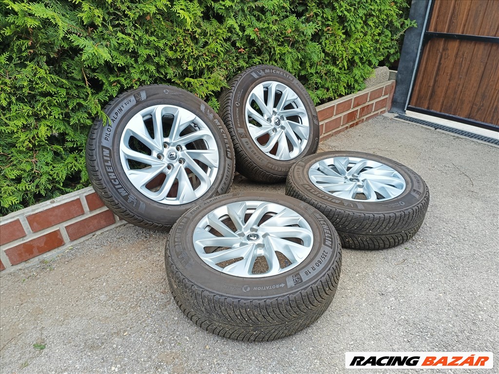  5x114.3 lyukosztású 18" újszerű Renault alufelni, rajta 235/60 újszerű Michelin téli gumi 3. kép