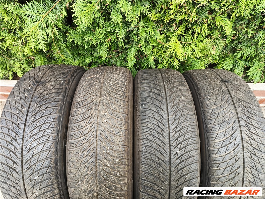  5x114.3 lyukosztású 18" újszerű Renault alufelni, rajta 235/60 újszerű Michelin téli gumi 8. kép