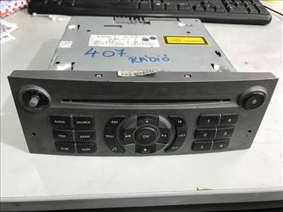 PEUGEOT 407 6D_ Rádió / CD (21386) BLAUPUNKT/9646871777
