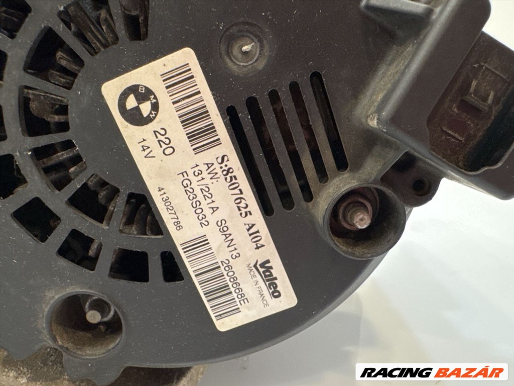 BMW F25 X3 20d N47D20C 184le generátor 8507625 fg23s032 5. kép