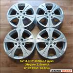 5x114.3 17" Renault gyári alufelni garnitúra /Megane, Scenic, Fluence/