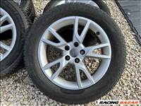  AUDI 5x112 lyukosztású 17" használt (gyári felni) alufelni, rajta 215/60 használt Dunlop téli gumi