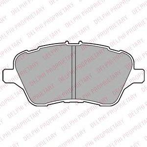 DELPHI LP2474 - fékbetét FORD FORD AUSTRALIA