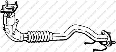 BOSAL 090-108 - katalizátor AUDI SKODA VW