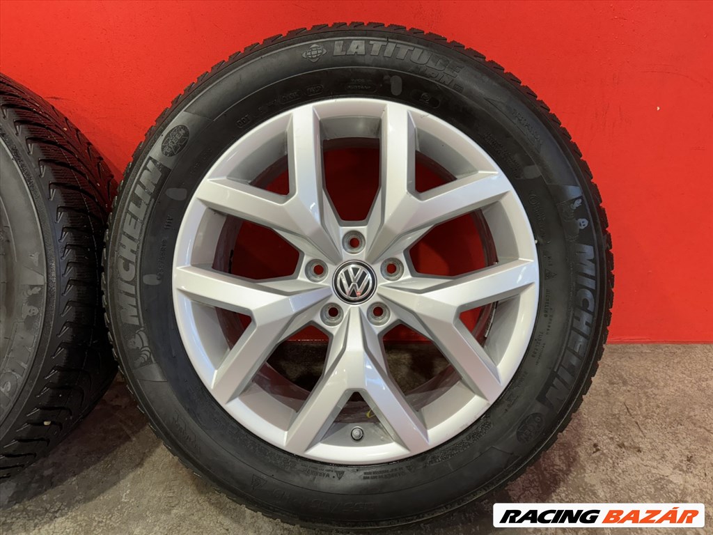 R19 5x120 Original Volkswagen Milford  Amarok 2H - OE 2H6601025C 8J ET43 + 255/55 Michelin 2. kép