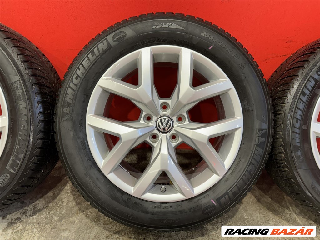 R19 5x120 Original Volkswagen Milford  Amarok 2H - OE 2H6601025C 8J ET43 + 255/55 Michelin 3. kép