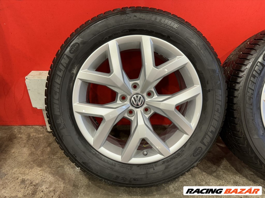 R19 5x120 Original Volkswagen Milford  Amarok 2H - OE 2H6601025C 8J ET43 + 255/55 Michelin 5. kép