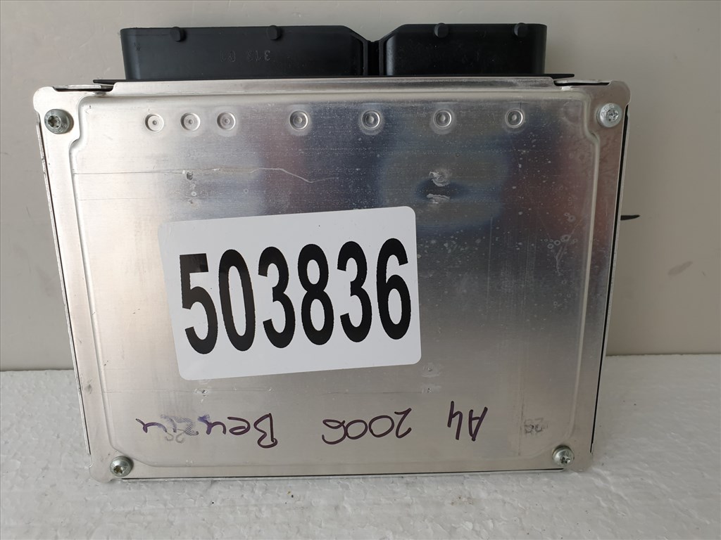 503836 Audi A4 B7, 2006, Motorvezérlő, Ecu, 0261208690, 8E0909557R, Bosch. 6. kép
