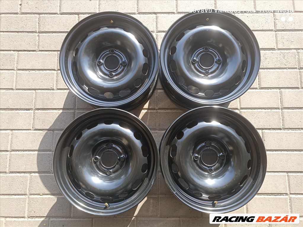 4x108 15" Citroen / Peugeot Új lemezfelni garnitúra (R502) 1. kép