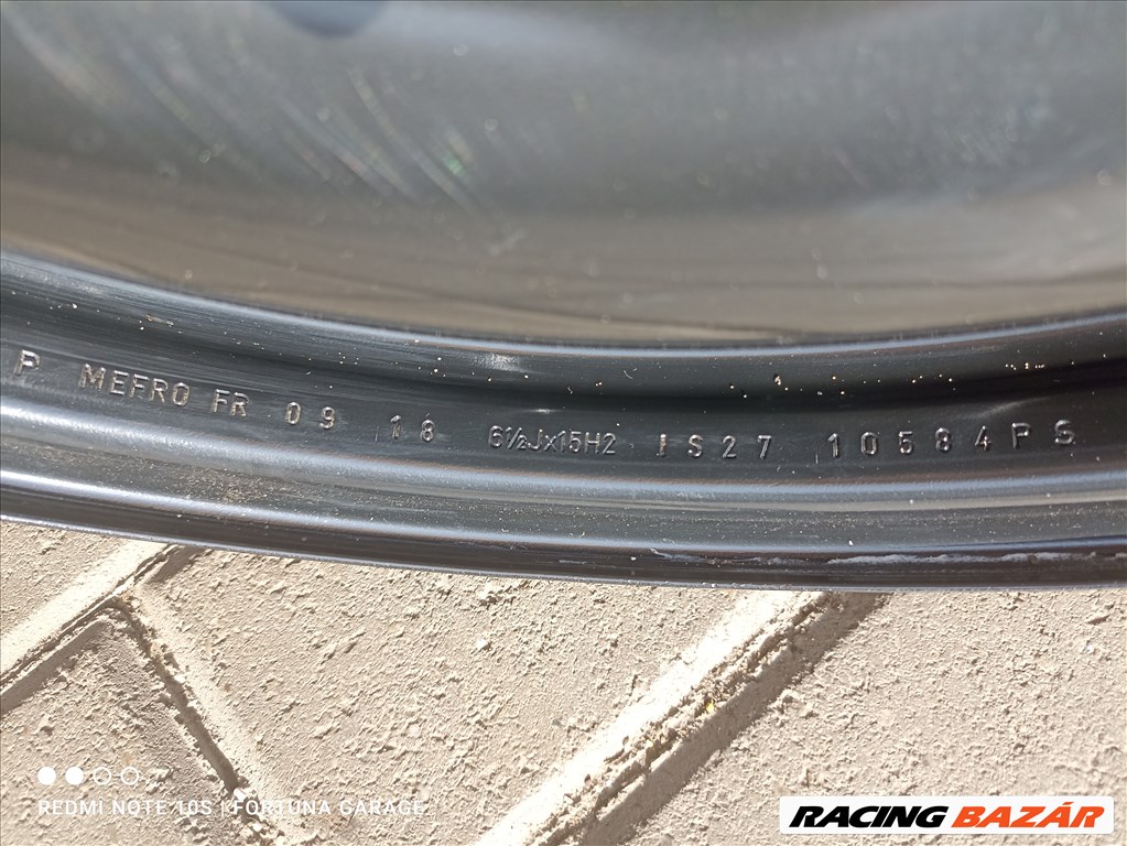 4x108 15" Citroen / Peugeot Új lemezfelni garnitúra (R502) 3. kép