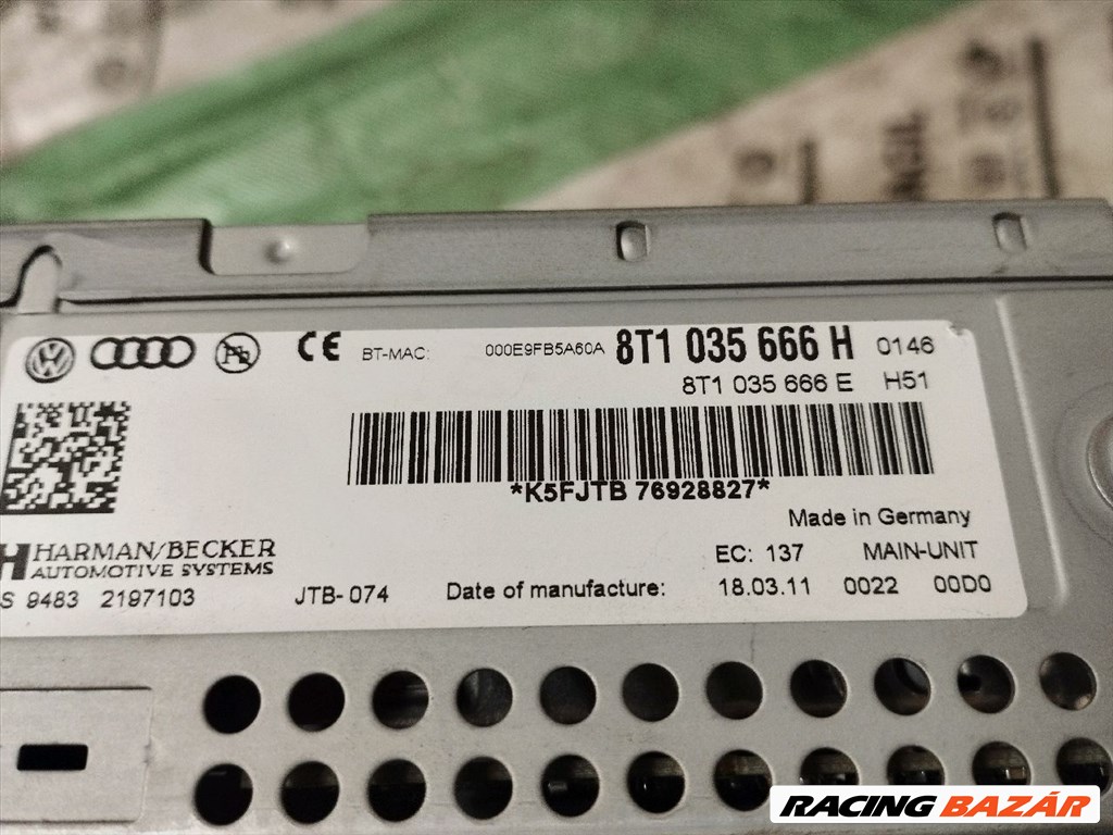 Audi A4 (B8 - 8K) AUDI A4 B8 Rádió / CD 4. kép