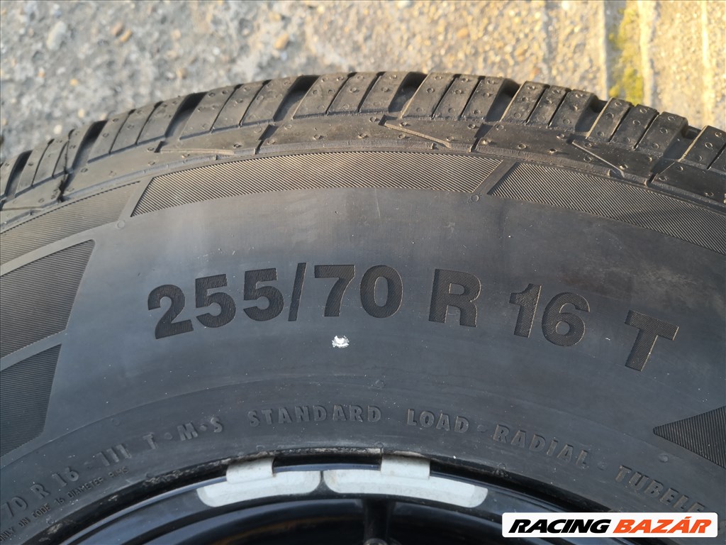 Nissan 16-os acélfelni 6x114,3 új nyárigumival 8. kép