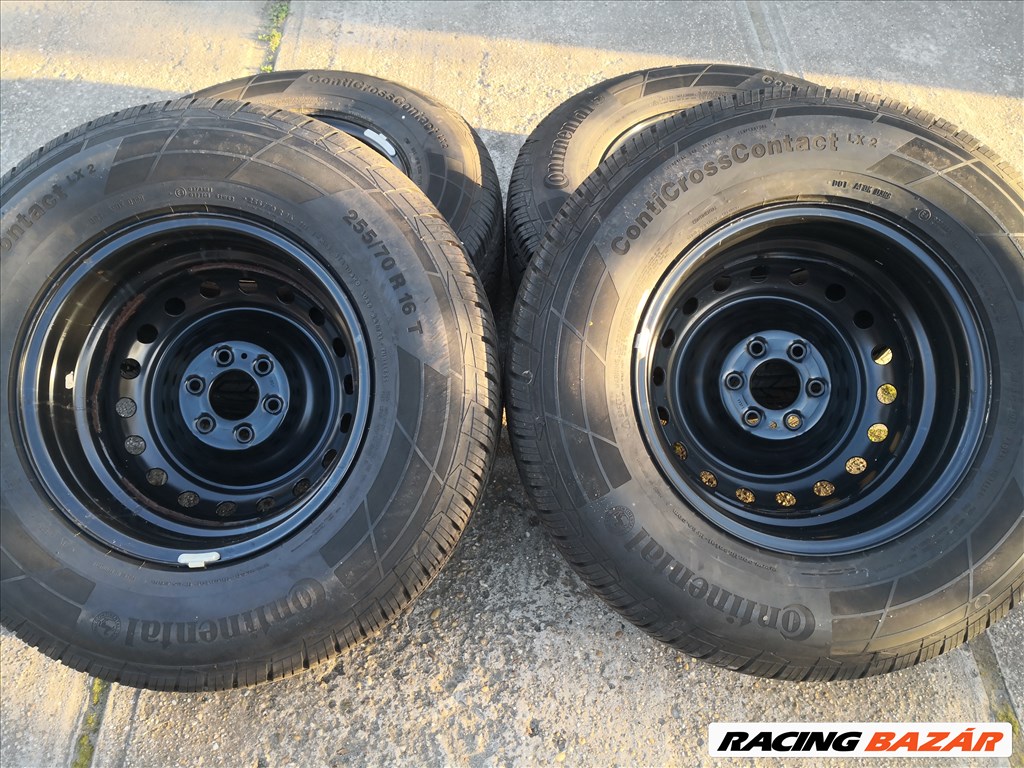 Nissan 16-os acélfelni 6x114,3 új nyárigumival 9. kép