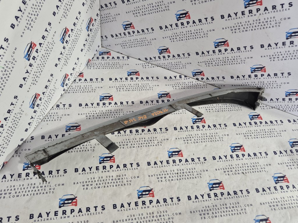 BMW E46 sedan touring facelift bal elsõ ezüst titansilber titansilver bajuszléc bajusz léc 3. kép