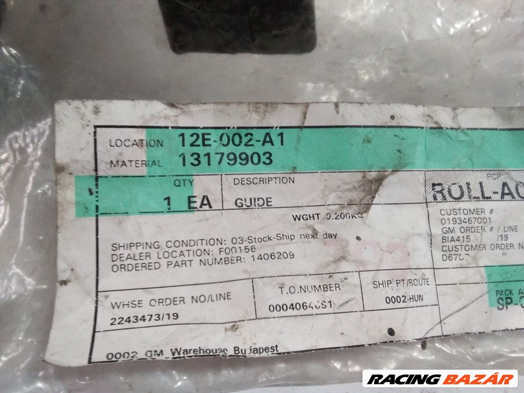 OPEL CORSA D  Bal hátsó Oldal Lökhárító Tartó (Műanyag) 00075 13179903 2. kép