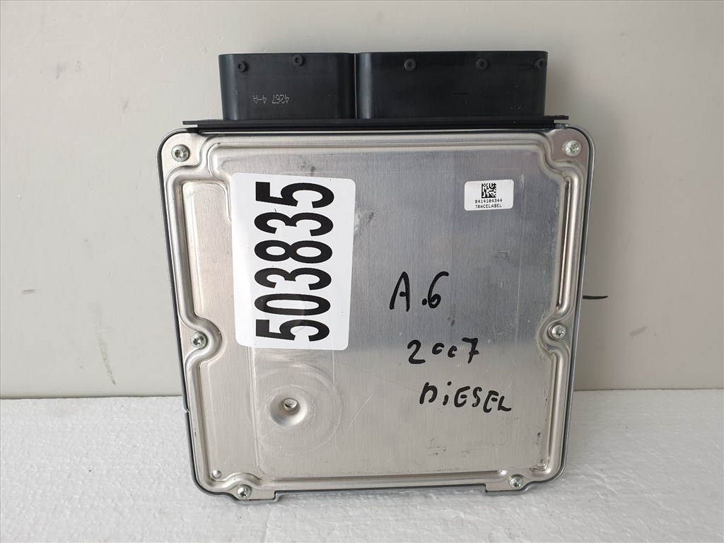 503835 Audi A6 C6, 2007, Motorvezérlő, Ecu, 0281014259, 03G906016MF, Bosch. 4. kép