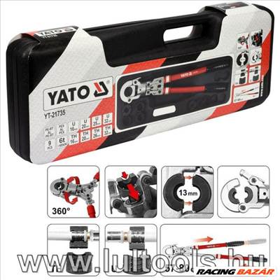 Kézi press, présszerszám 4db TH 4db U préspofával