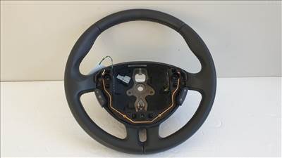 509952 Renault Clio 3, 2011, Bőrkormány, Multikormány, Kormány, FEHÉR CÉRNA 8200344082