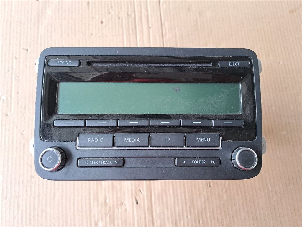 VW GOLF VI 5K1 Rádió / CD (37087) BLAUPUNKT/815 7 647 201 360, 1K0 035 186 AA 1. kép