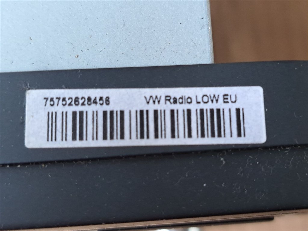 VW GOLF VI 5K1 Rádió / CD (37087) BLAUPUNKT/815 7 647 201 360, 1K0 035 186 AA 4. kép