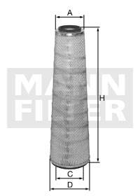 MANN-FILTER C 26 024 KIT - légszűrő DAF TEMSA