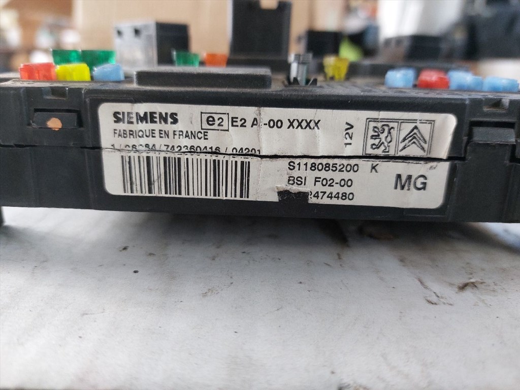 CITROËN C3 I FC_ Motorvezérlő (18798) 5WS40110ET 3. kép