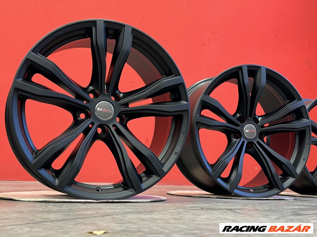 R19 5x112 (66,6) MAK X-MODE BLACK MATTE 9J ET32  9x19 új alufelnik 19" 2. kép