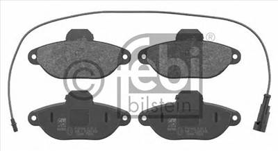 FEBI BILSTEIN 16084 - fékbetét FIAT FORD LANCIA