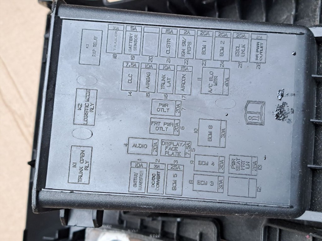 CHEVROLET ORLANDO J309 Bal első Tároló Rekesz (37871) 5. kép