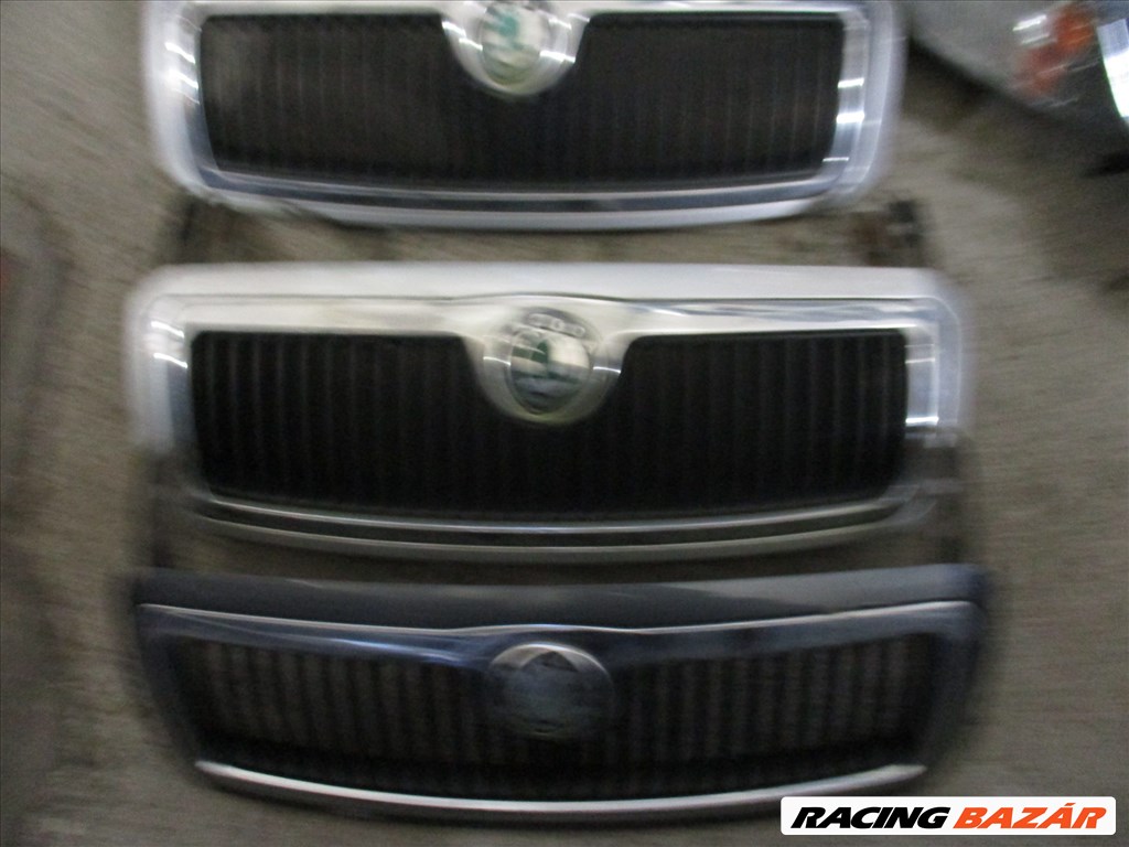 Skoda Fabia I díszrács hűtőrács 6Y0853661 2. kép