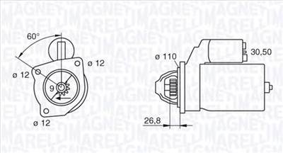 MAGNETI MARELLI 063217226010 - önindító IVECO