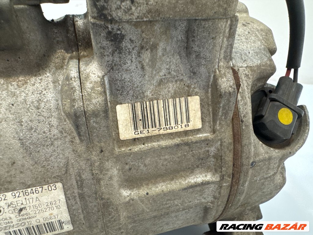 BMW F20 F30 F32 F25 F26 18d 20dx 30dx 35dx klímakompresszor  64529216467 ge4471502627 5. kép