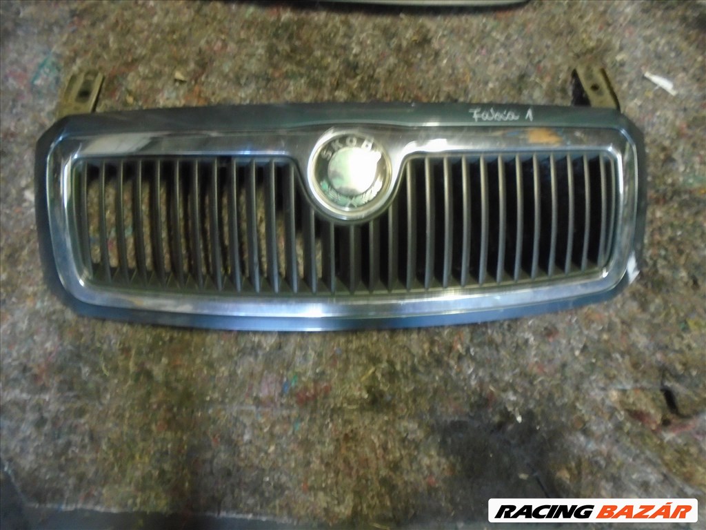 Skoda Fabia I díszrács hűtőrács 6Y0853661 1. kép