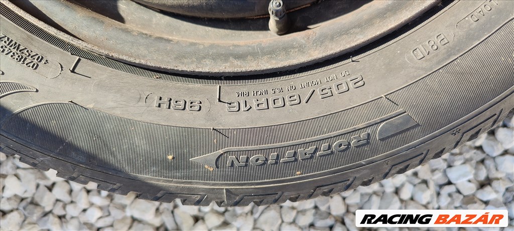 5X108 16" Citroen Peugeot lemezfelni pótkeréknek 4. kép