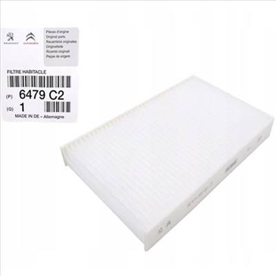 Citroen C2 1.1/1.4/1.6 gyári új pollenszűrő, utastér filter aktív szénszűrő 2003-2012-ig