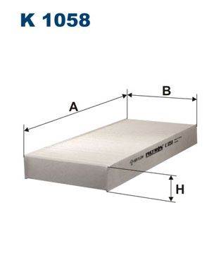 szűrő, utastér levegő FILTRON K 1058 for RENAULT, ZETOR