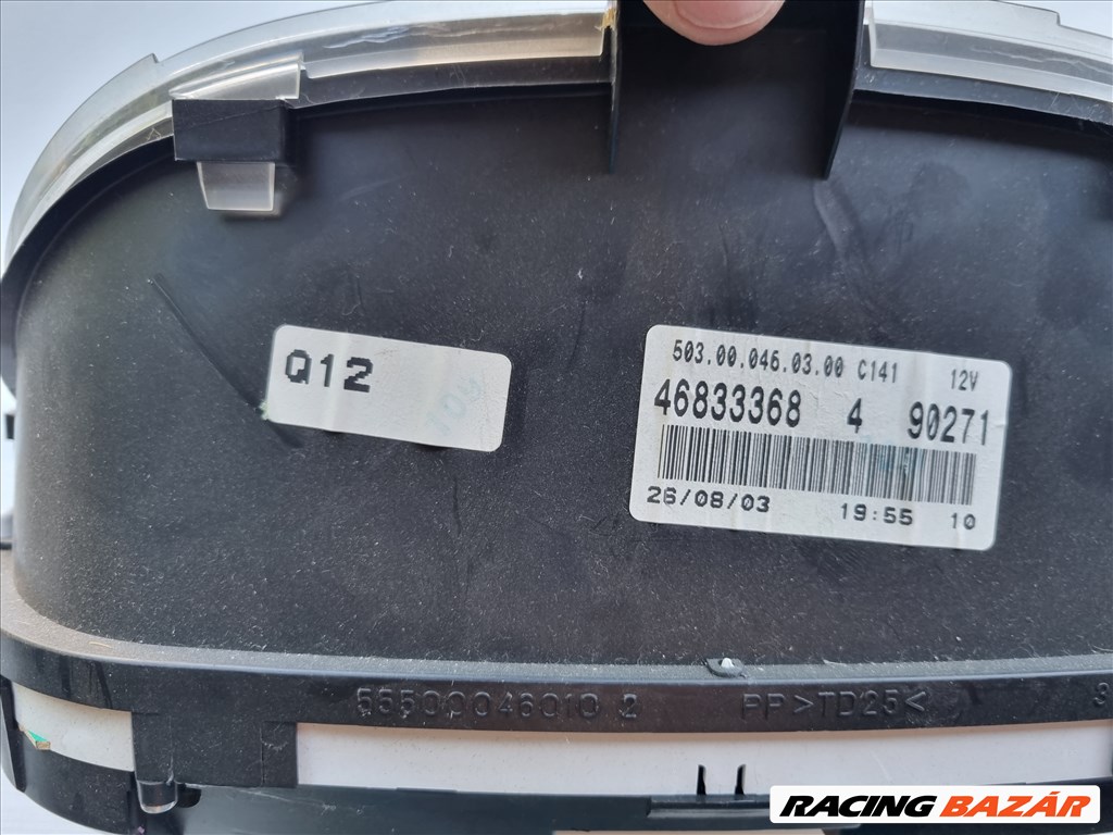 Fiat Punto II 1.2 8V km óra  46833368 2. kép