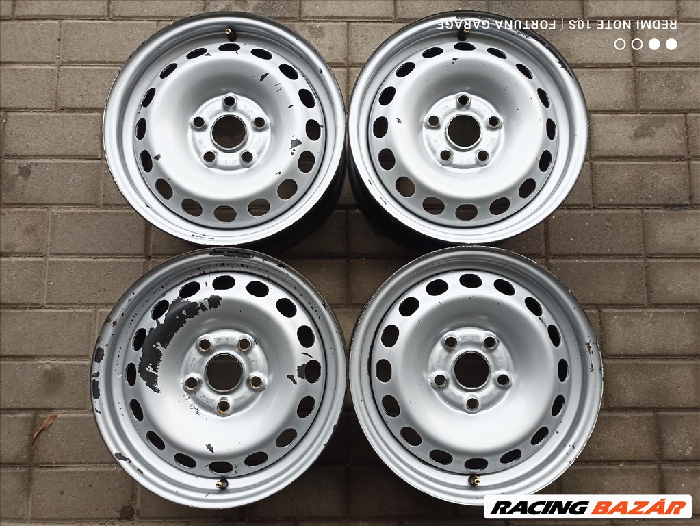 5x112 15" Volkswagen használt lemezfelni garnitúra (R001) 1. kép