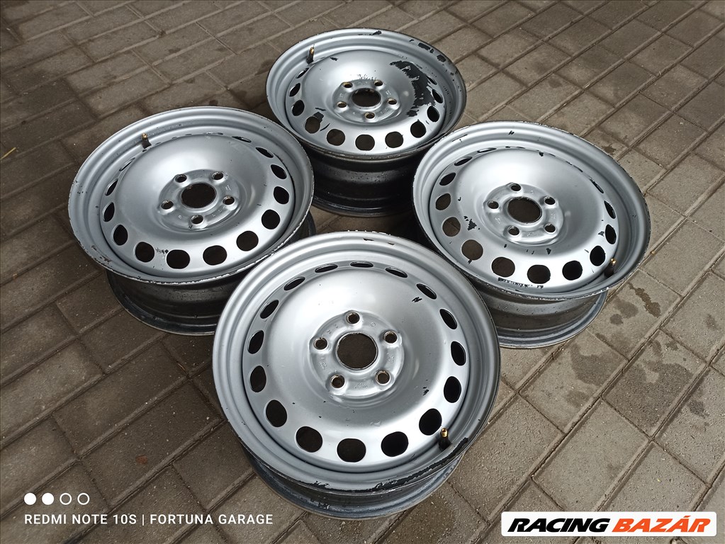 5x112 15" Volkswagen használt lemezfelni garnitúra (R001) 2. kép