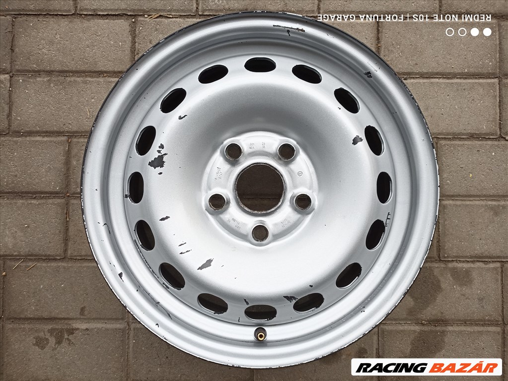 5x112 15" Volkswagen használt lemezfelni garnitúra (R001) 6. kép