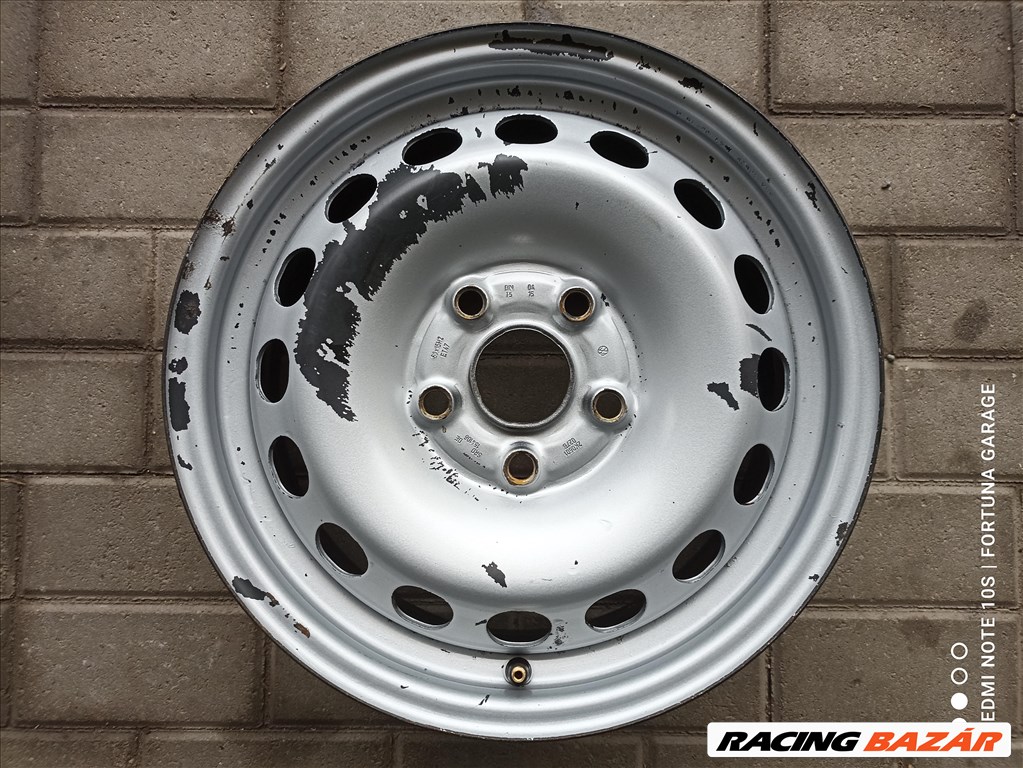 5x112 15" Volkswagen használt lemezfelni garnitúra (R001) 3. kép