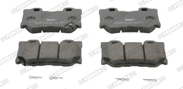 fékbetétkészlet, tárcsafék FERODO FDB4312 for INFINITI, NISSAN 1. kép