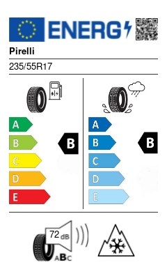 Pirelli CINTURATO WINTER 2 M+S 3PMSF 235/55 R17 103V téli gumi 2. kép